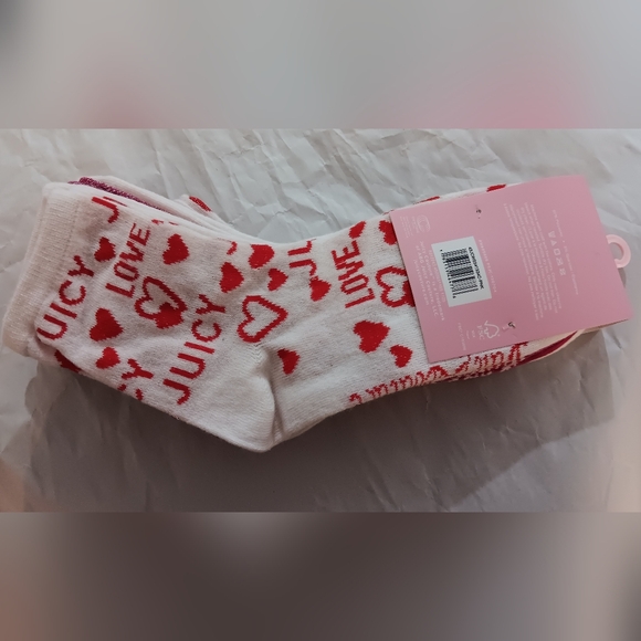 Juicy Couture - Shortie Crew Socks (New) - Picture 7 of 7